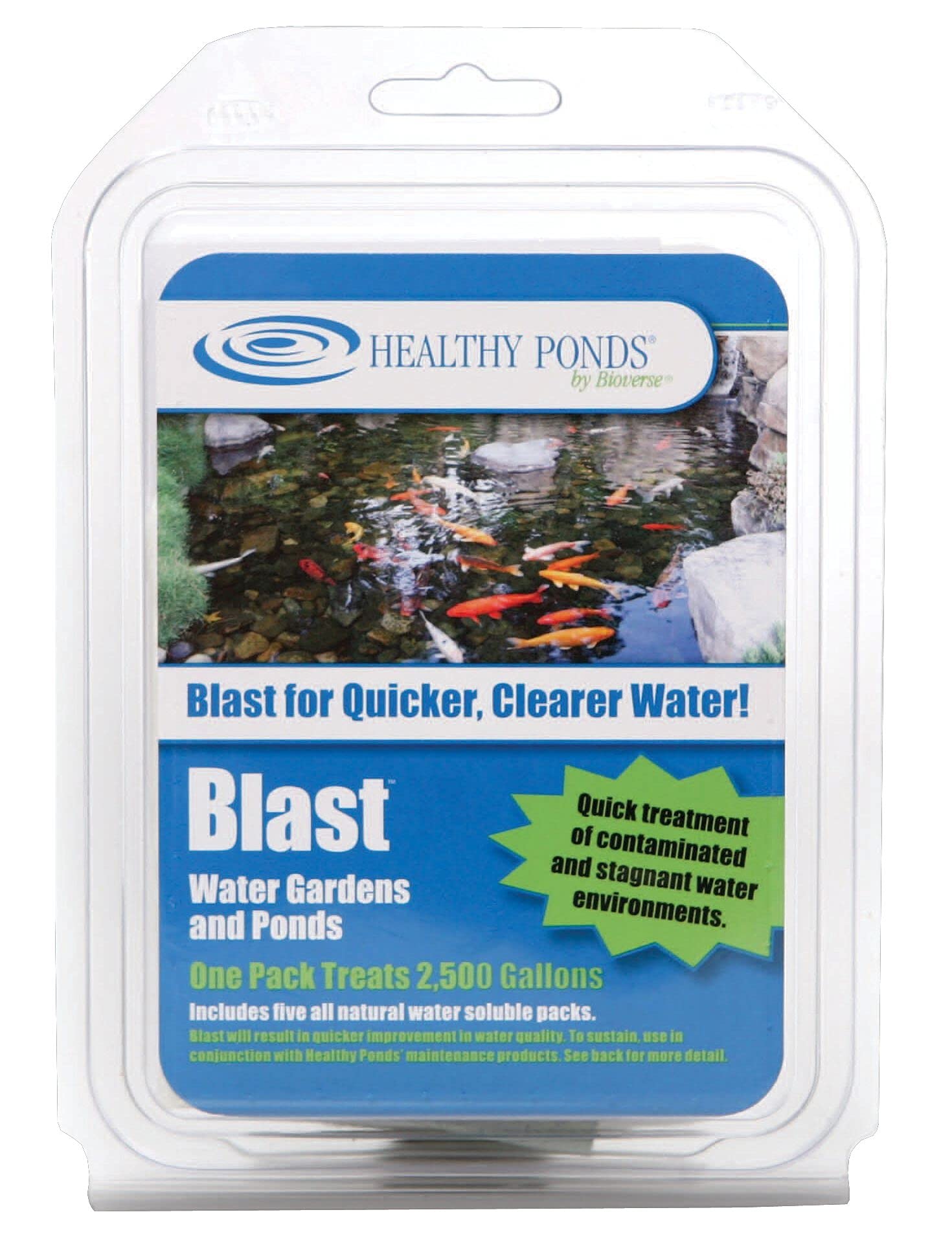 Healthy Ponds Blast helps manage seasonal nutrient spikes during hot weather.