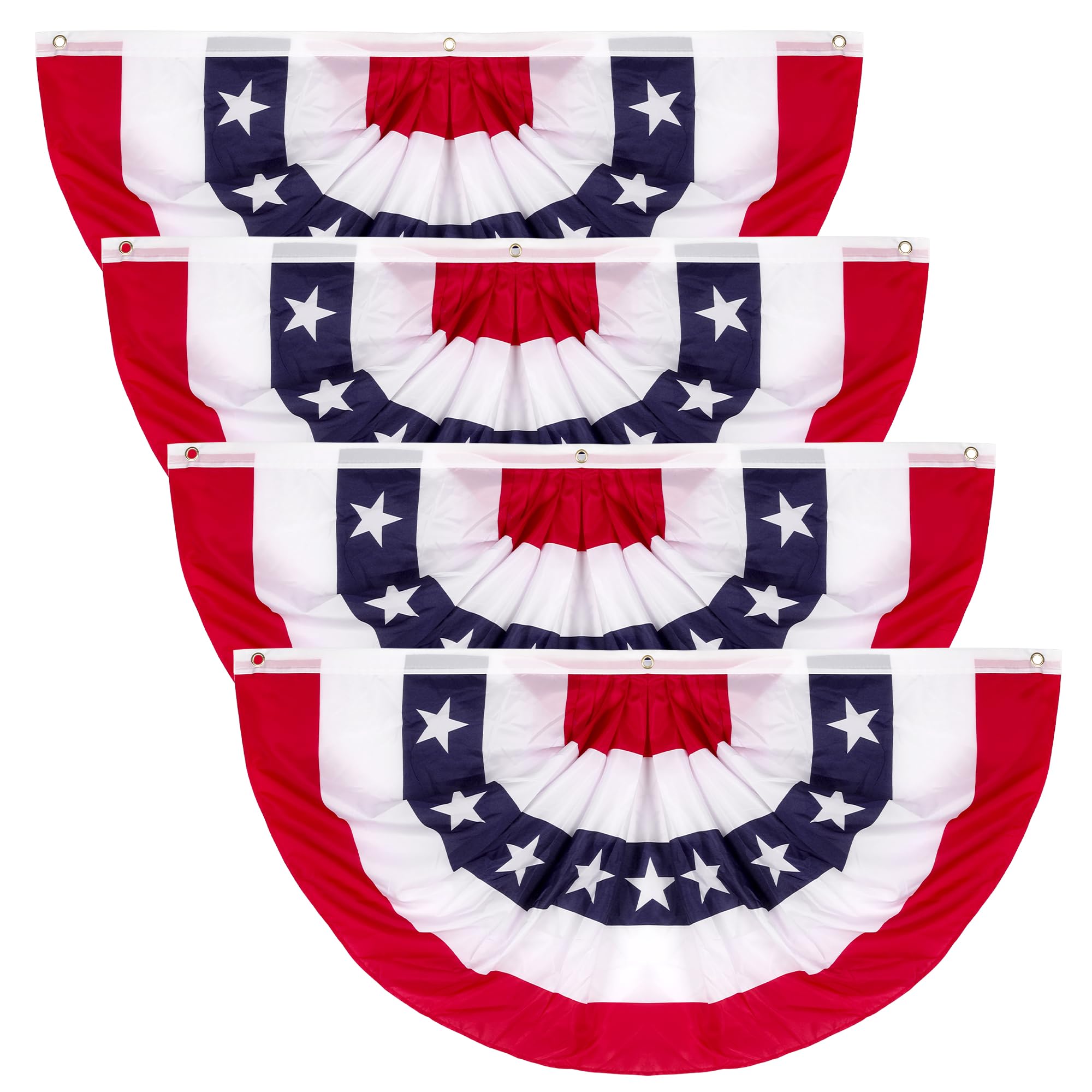 Heartome patriotic banner 2x4ft for outdoor celebration