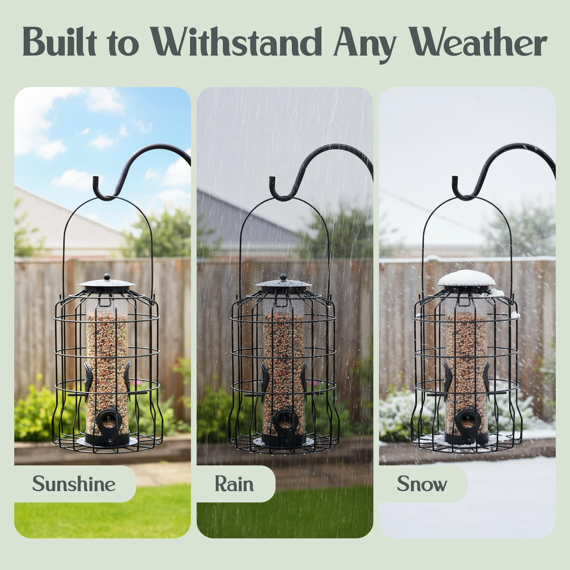 Hearts&Birds bright colors attract birds and enhance your yard.