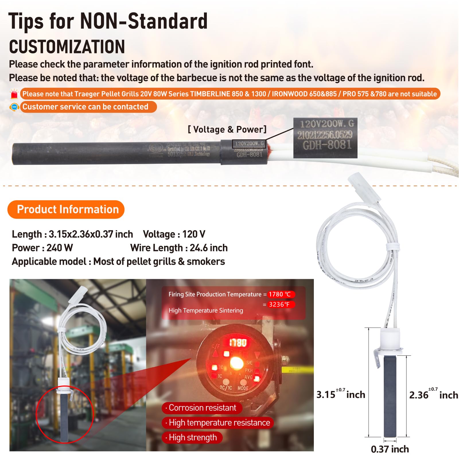 HEATFOUNDER 5-year replacement warranty supports long-term grilling reliability