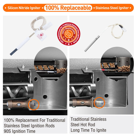 HEATFOUNDER wide compatibility with Pit Boss, Traeger, Camp Chef and more