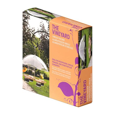 CF-135 four glass jars for jelly, nectar, or mealworms on the Heath feeder.