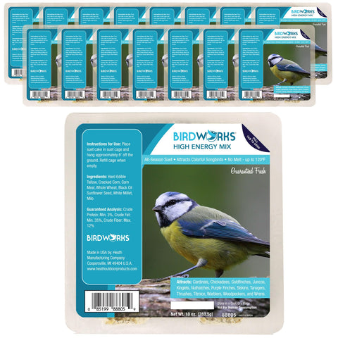 He with Outdoor high energy suet cakes 16-pack packaging for year-round feeding