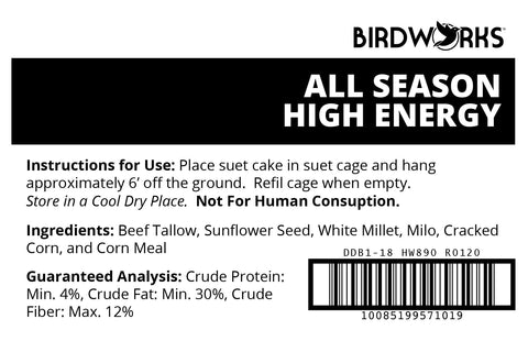 Heath Outdoor Products DDB1-18 high energy blend suitable for a diverse bird list