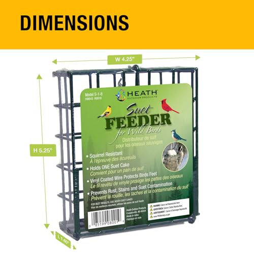 Heath S-1-1 feeder front panel open for easy filling.