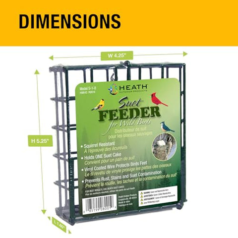 Heath S-1-1 feeder front panel open for easy filling.