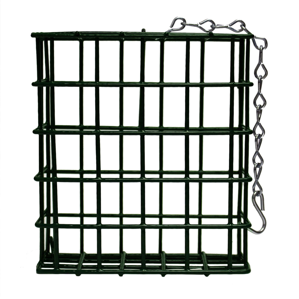 Heath S-1-1 hanging suet feeder, weather-resistant for year-round birds.