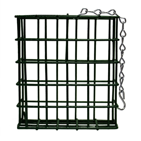 Heath S-1-1 hanging suet feeder, weather-resistant for year-round birds.