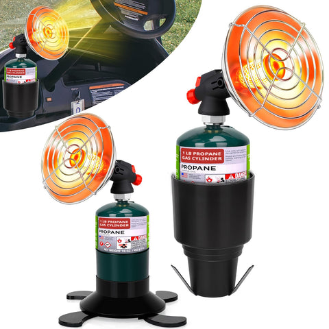 HEATHIVE Safe and stable heater guard reduces tipping on rough terrain.