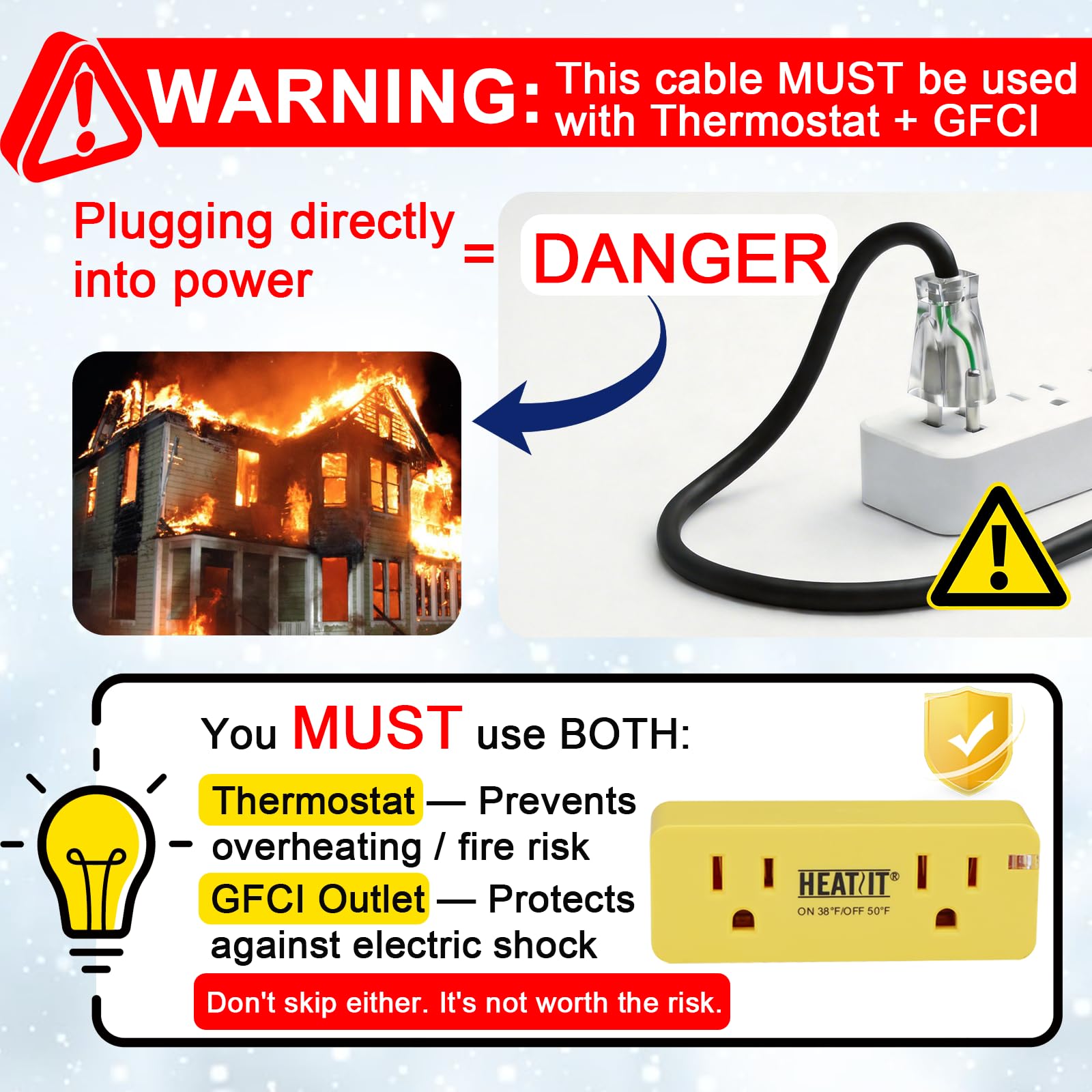 HEATIT HIRD certification image highlights ETL and CSA safety verification.