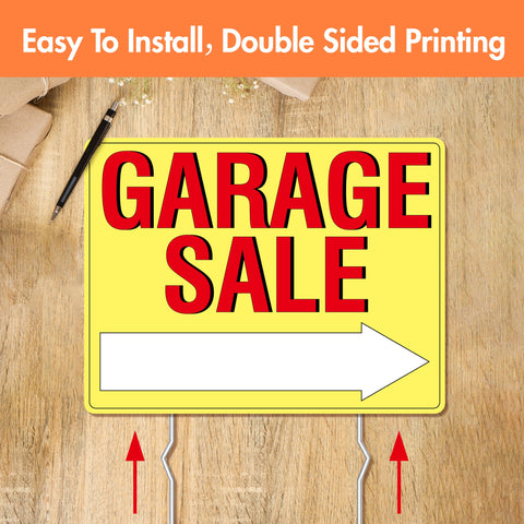 Hebayy bright arrows guide customers to your sale.