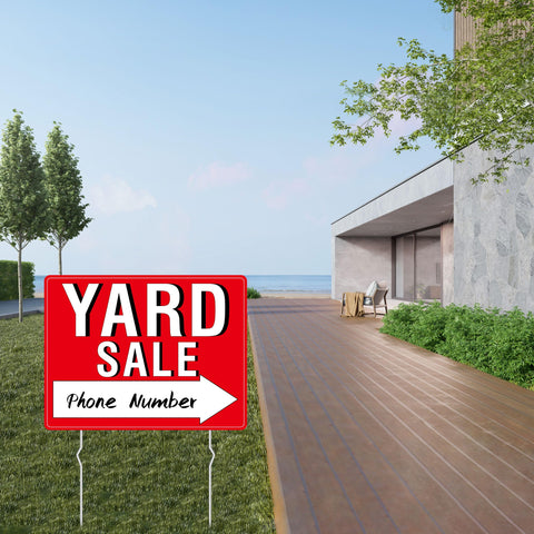 Hebayy weatherproof plastic resists rain and sun for durable signage