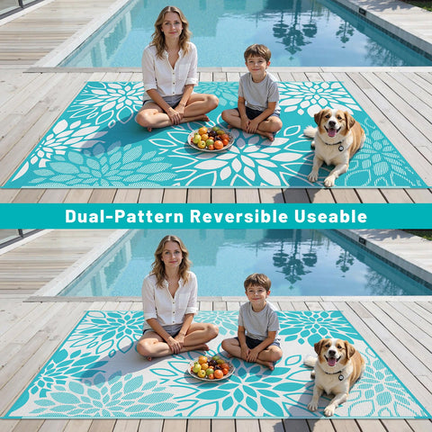 HEBE patio-deck-garden rug suited for outdoor dining and lounging