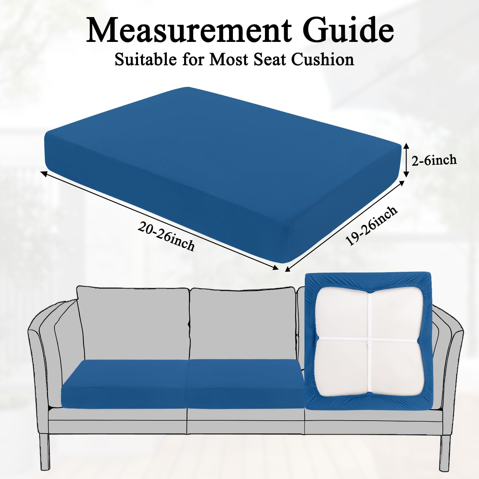 Machine-washable fabric of HEBE RUGS cushion covers for easy outdoor cleaning
