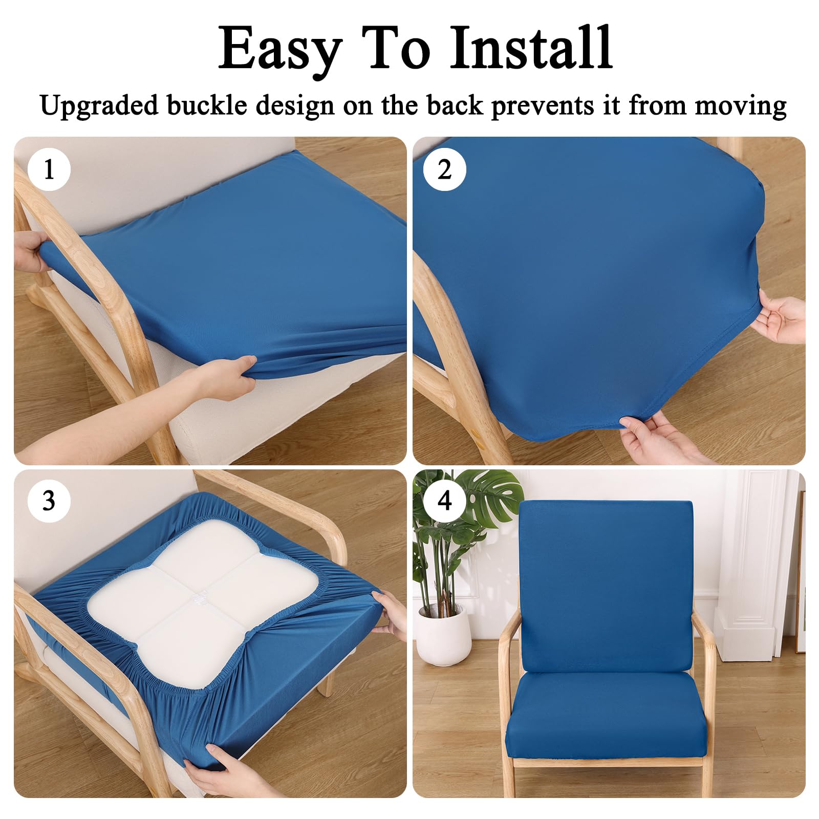 Indoor outdoor decor with HEBE RUGS cushion covers for dining chairs