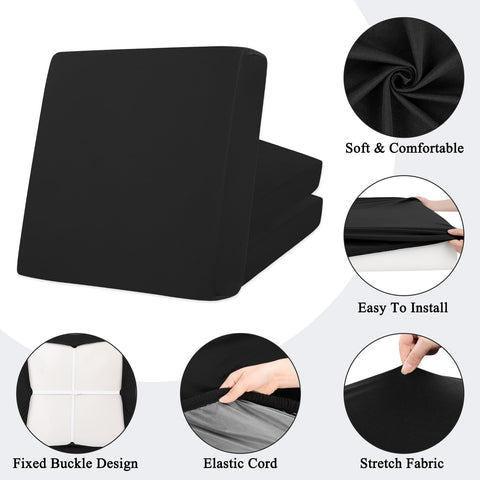 HEBE RUGS waterproof cushion cover protects outdoor furniture from rain.