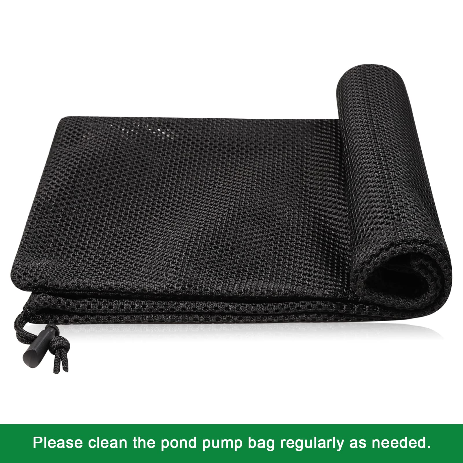 Hecaty two pack pond bag provides convenient maintenance replacement