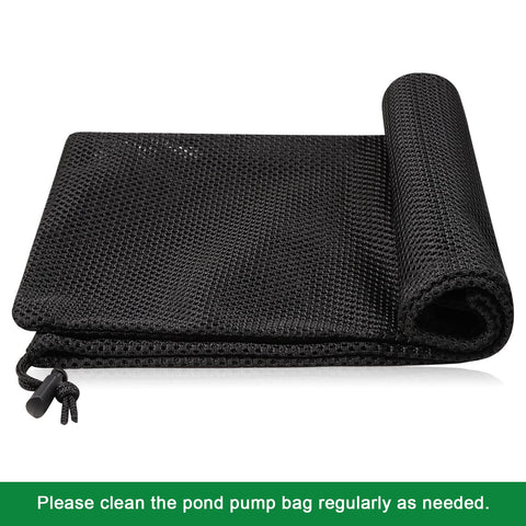 Hecaty two pack pond bag provides convenient maintenance replacement