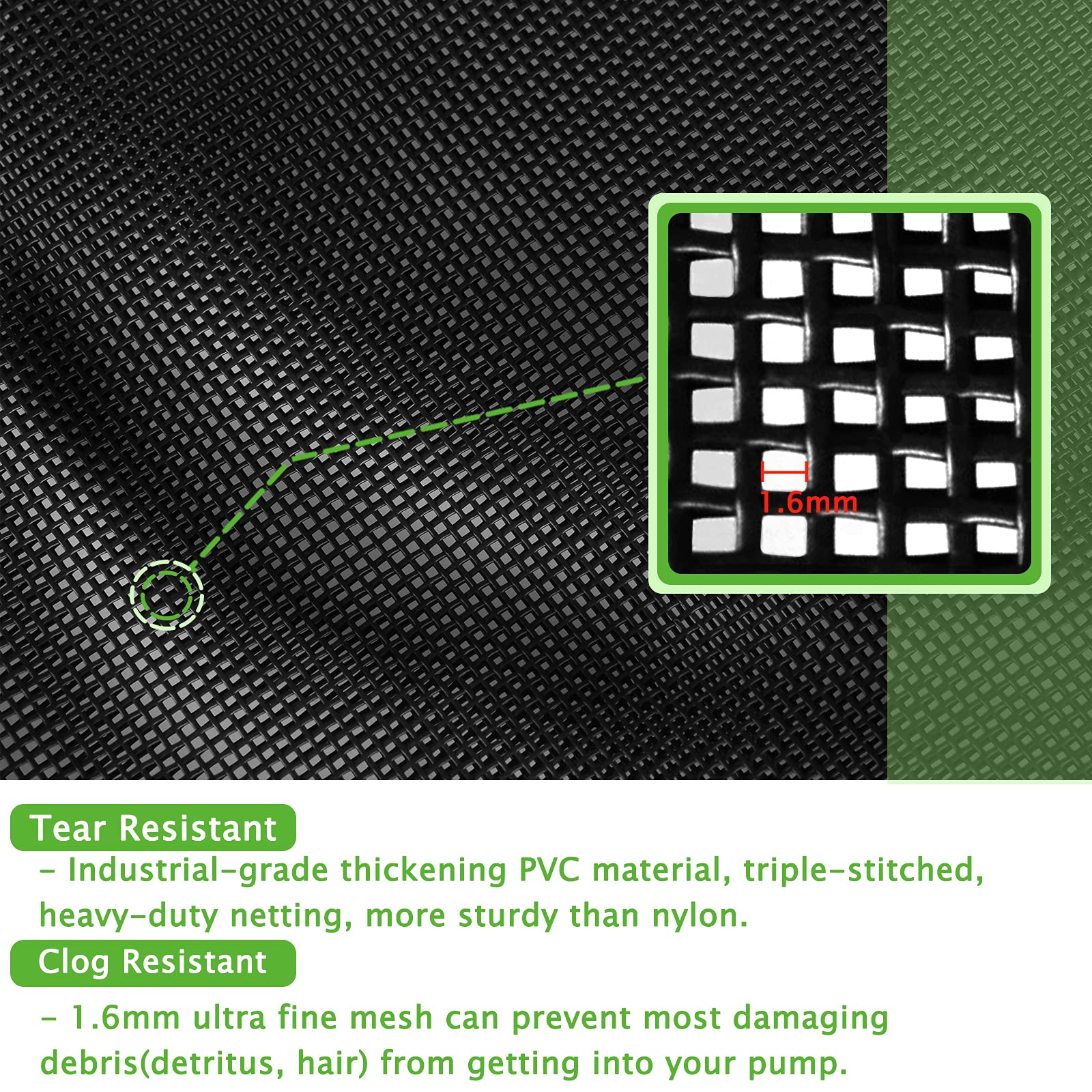 Hecaty interior close-up reveals triple-stitched durable material
