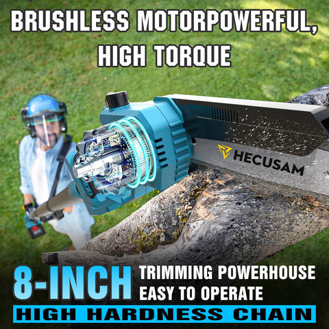 HECUSAM dual 4.0Ah batteries and quick power support