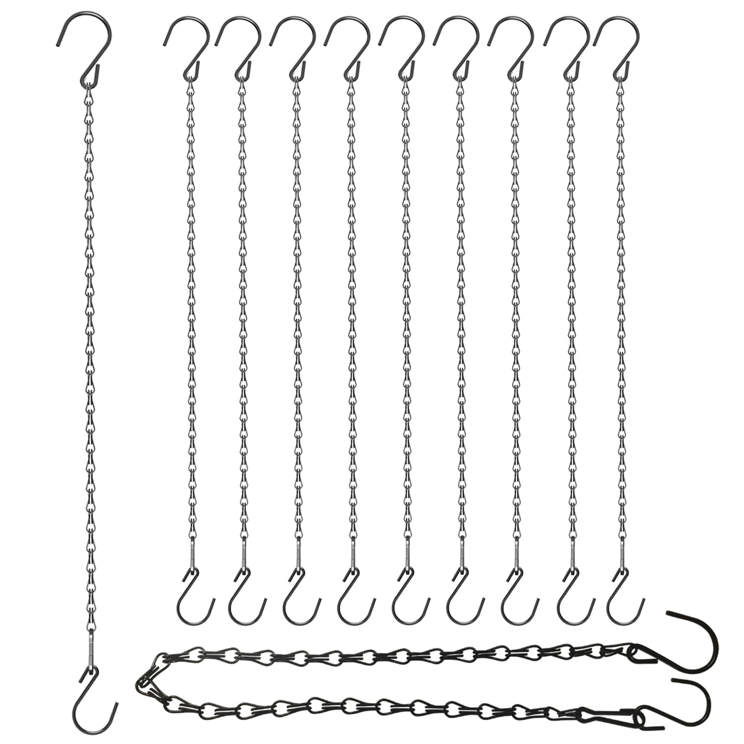HEDGBOBO chain for hanging plants in 21-inch length, adjustable height.