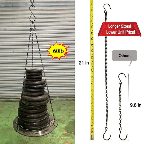 HEDGBOBO hanging-basket chain supports secure planter suspensions.