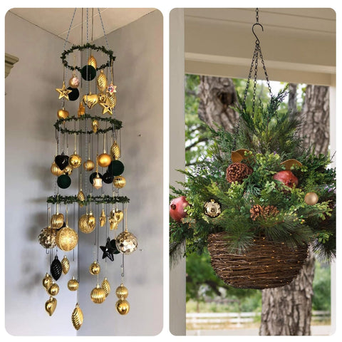 HEDGBOBO multi-purpose hanging chain ideal for lights, planters, and feeders.