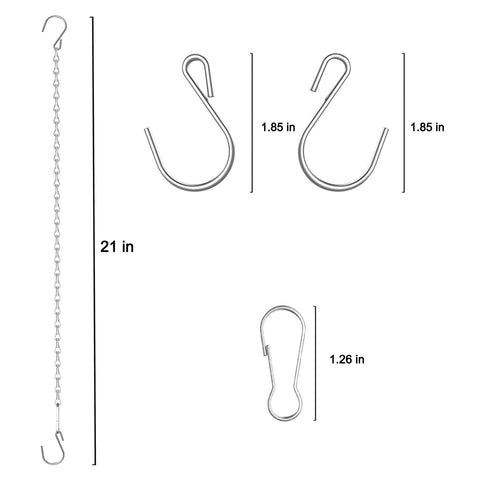 HEDGBOBO SIL Storagehook versatile for indoor planters and decorative wind chimes