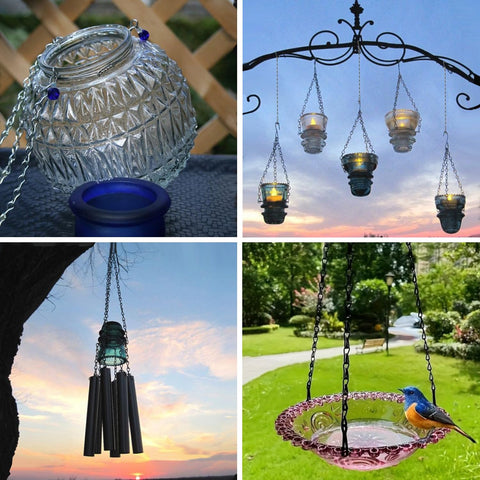HEDGBOBO wreath chain for seasonal garden décor.