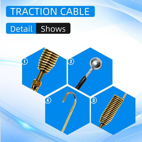 Hedie Traction Cable supports OHXE heavy duty Toro models