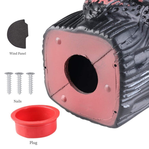 Hedoc 15-inch owl decoy protects yard without batteries