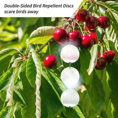 Hedoc Reflective Bird Scare Disc 24pcs sun glint highlighting outdoor deterrence