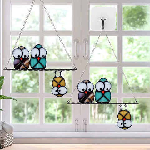 Hedyaner vibrant glass strings and colors brighten any room when sunlit