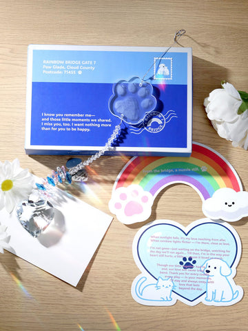 Heelay Pet Memorial Suncatcher supports daily remembrance of a beloved pet