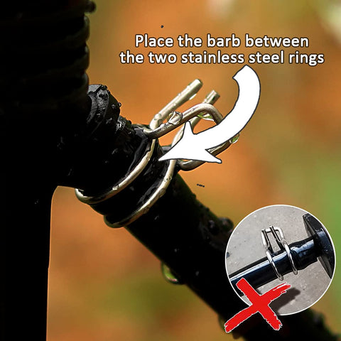 Heeqinn spring clip secures 1/4 inch hoses reliably during watering.
