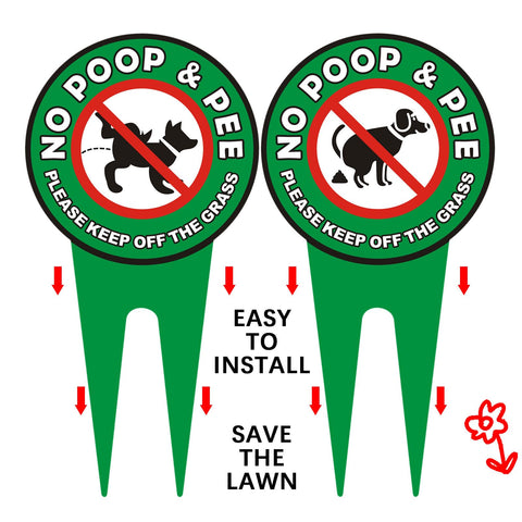 Hefuner double-sided sign ensures visibility from every angle