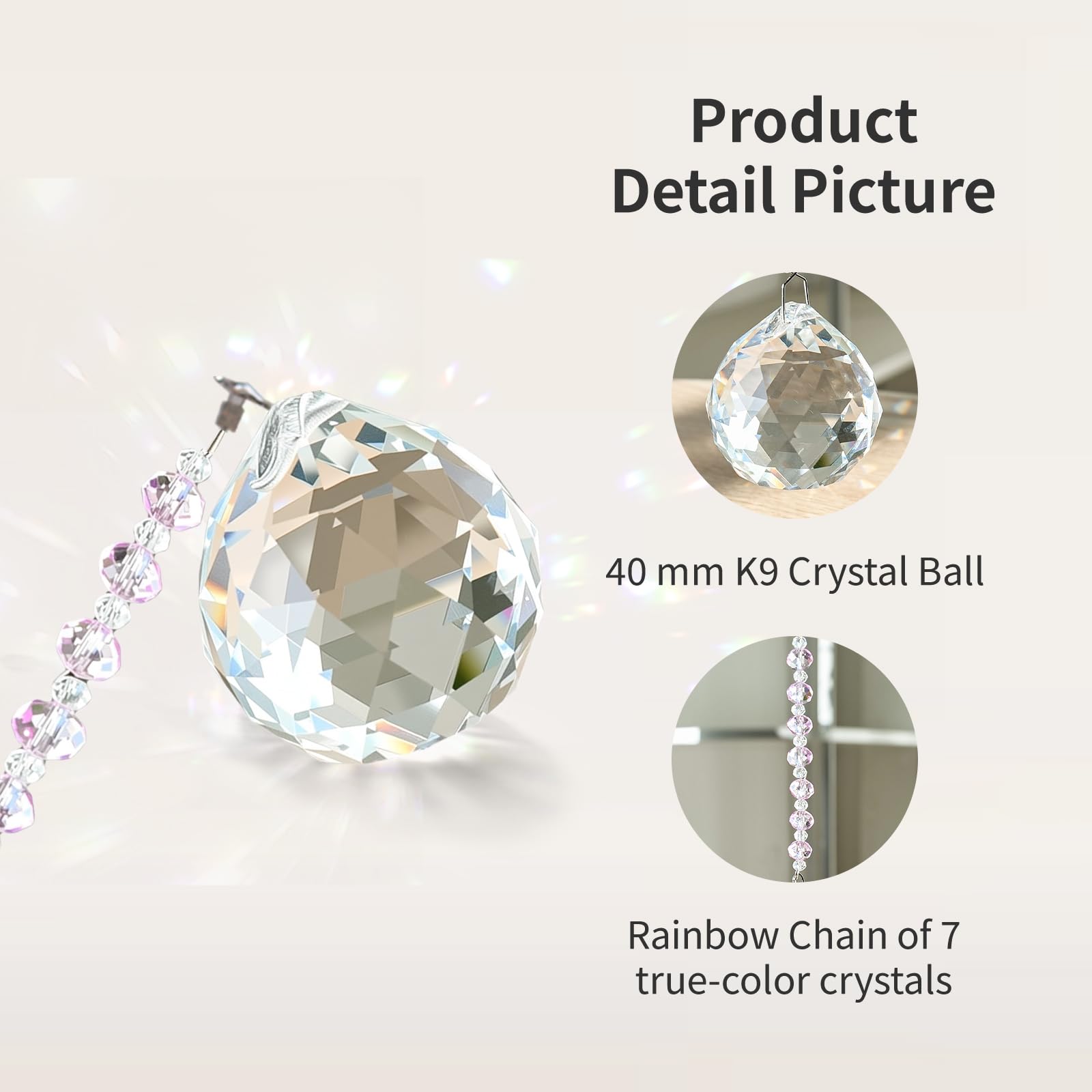 HEGELDA memorial sun catcher pendant reflects light to honor memory