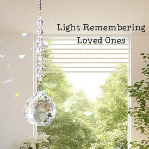HEGELDA miscarriage gift crystal sun catcher offers serene glow