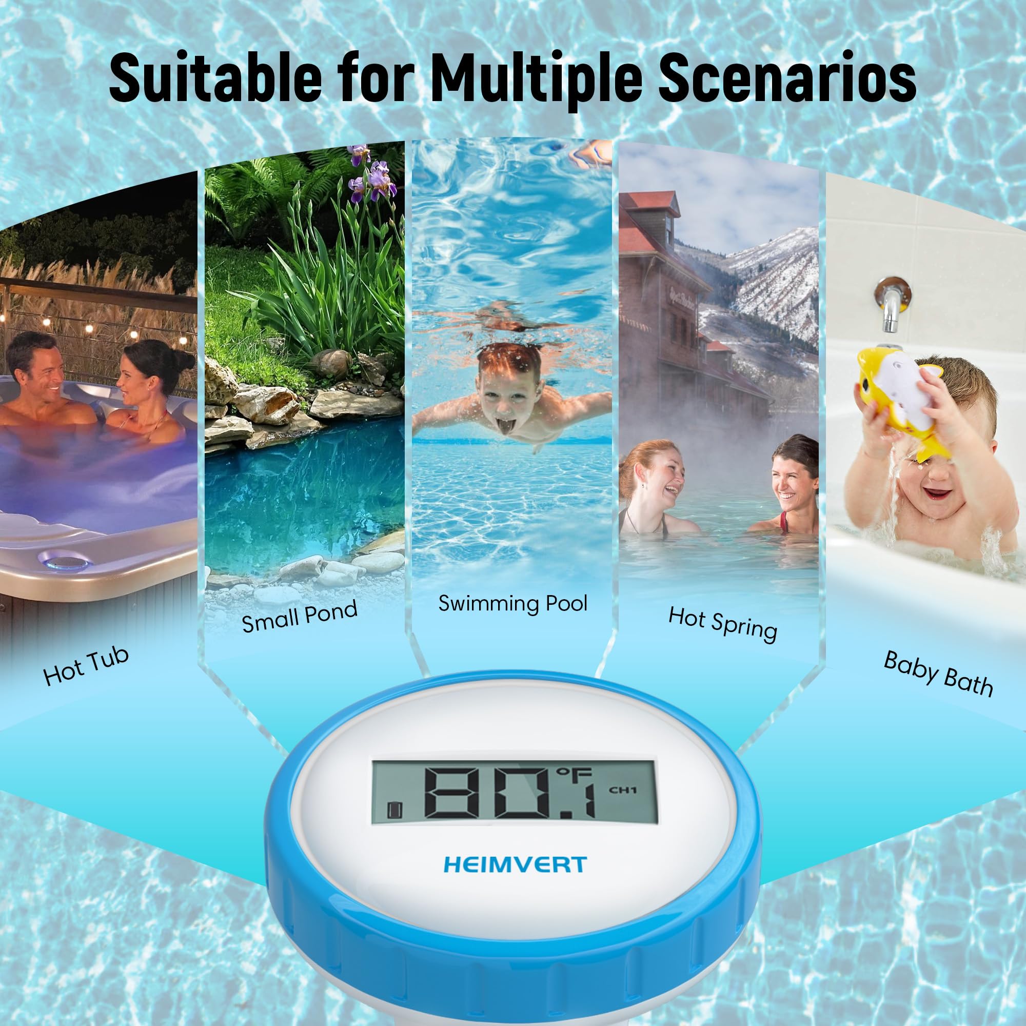 HEIMVERT automatic pairing and simple setup saves time for multi-water monitoring