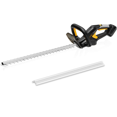 HEINPRO hedge trimmer blade close-up for precise trimming.