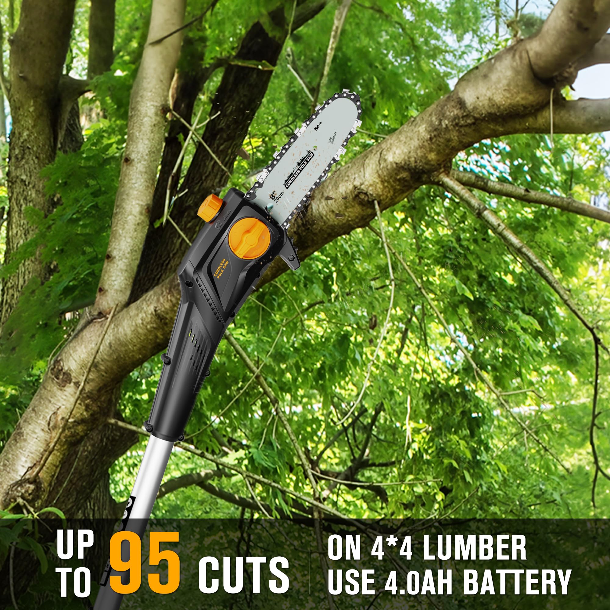 HEINPRO 3/8-inch pitch, 0.050-inch gauge chain delivers durable cutting