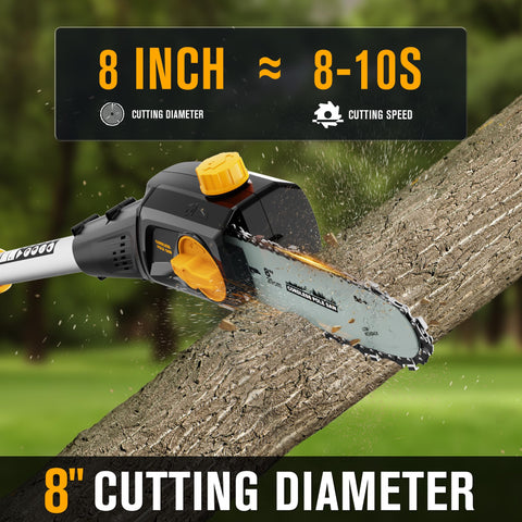 HEINPRO automatic oiling system keeps chain lubricated for smooth cuts