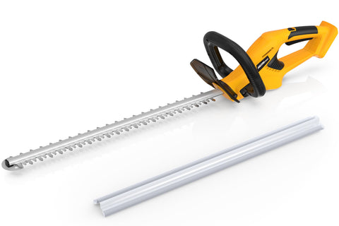 HEINPRO cordless hedge trimmer with a 22-inch blade for precise trimming