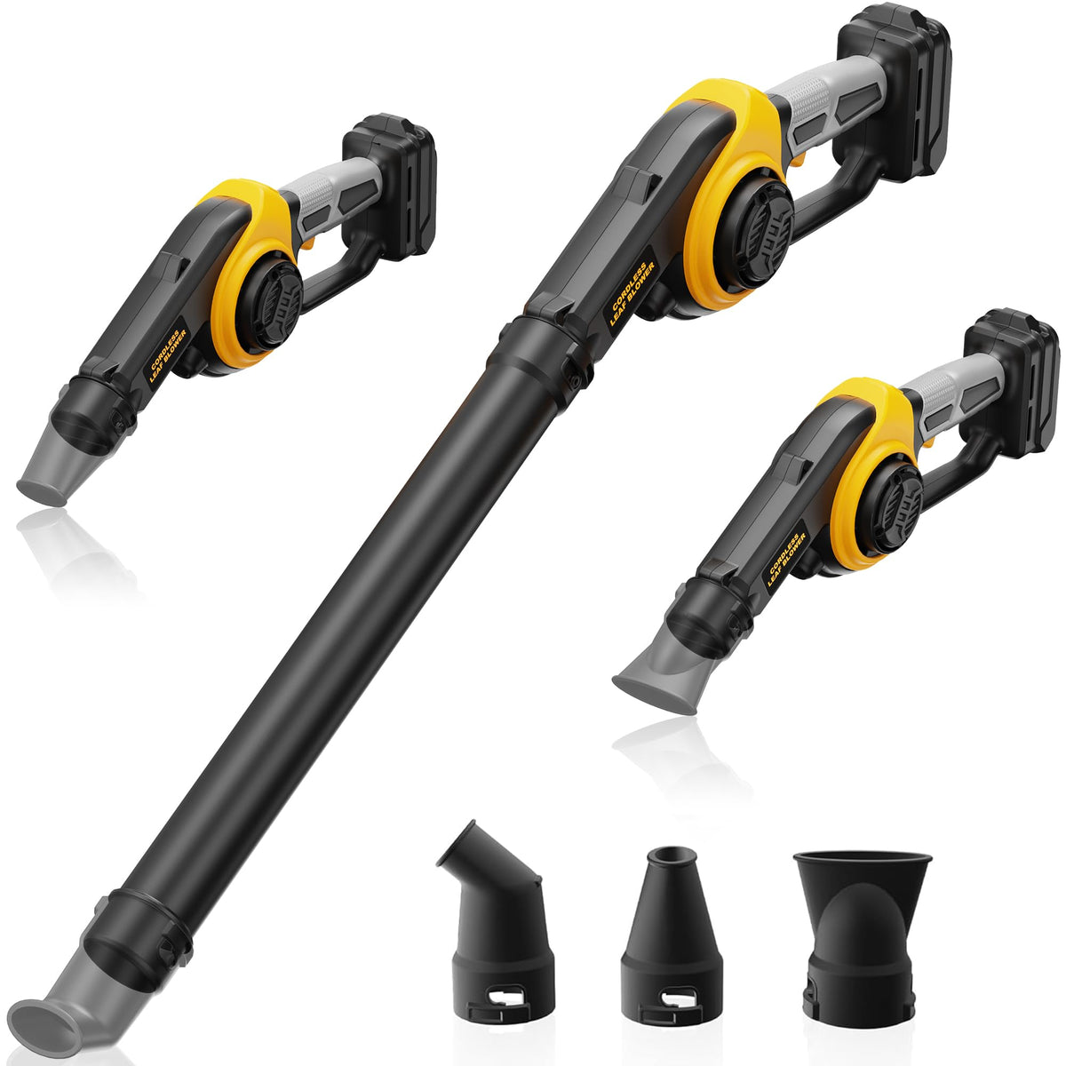HEINPRO cordless leaf blower compact design for easy handling