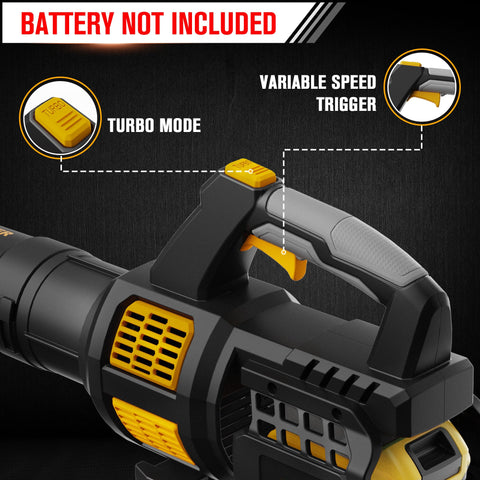 HEINPRO cordless leaf blower lightweight design at 3.6 pounds
