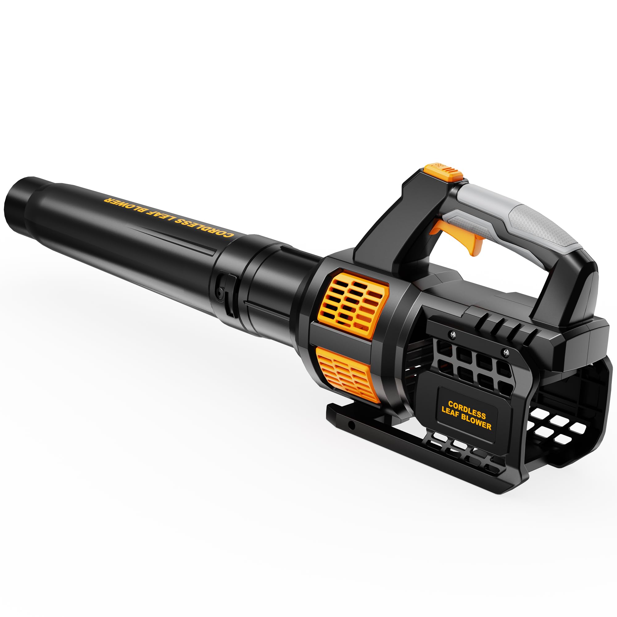 HEINPRO cordless leaf blower turbo airflow 400 CFM for fast yard cleanup