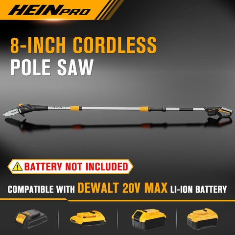 HEINPRO detachable extension pole extends reach for tall branches