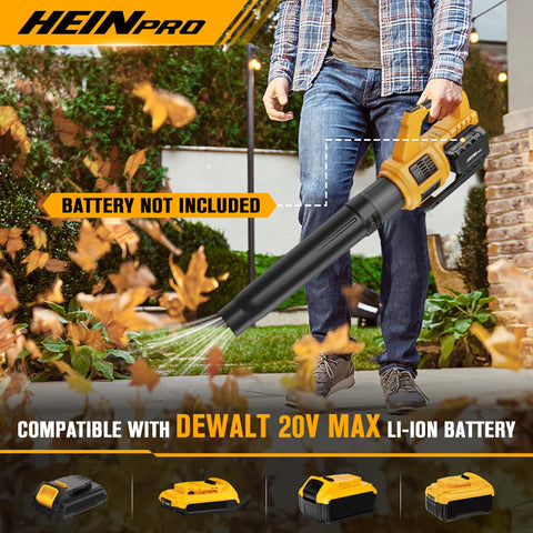 HEINPRO compatible with DeWALT 20V MAX batteries for flexible power.