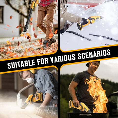 HEINPRO works with DeWalt 20V MAX batteries for flexible power options.