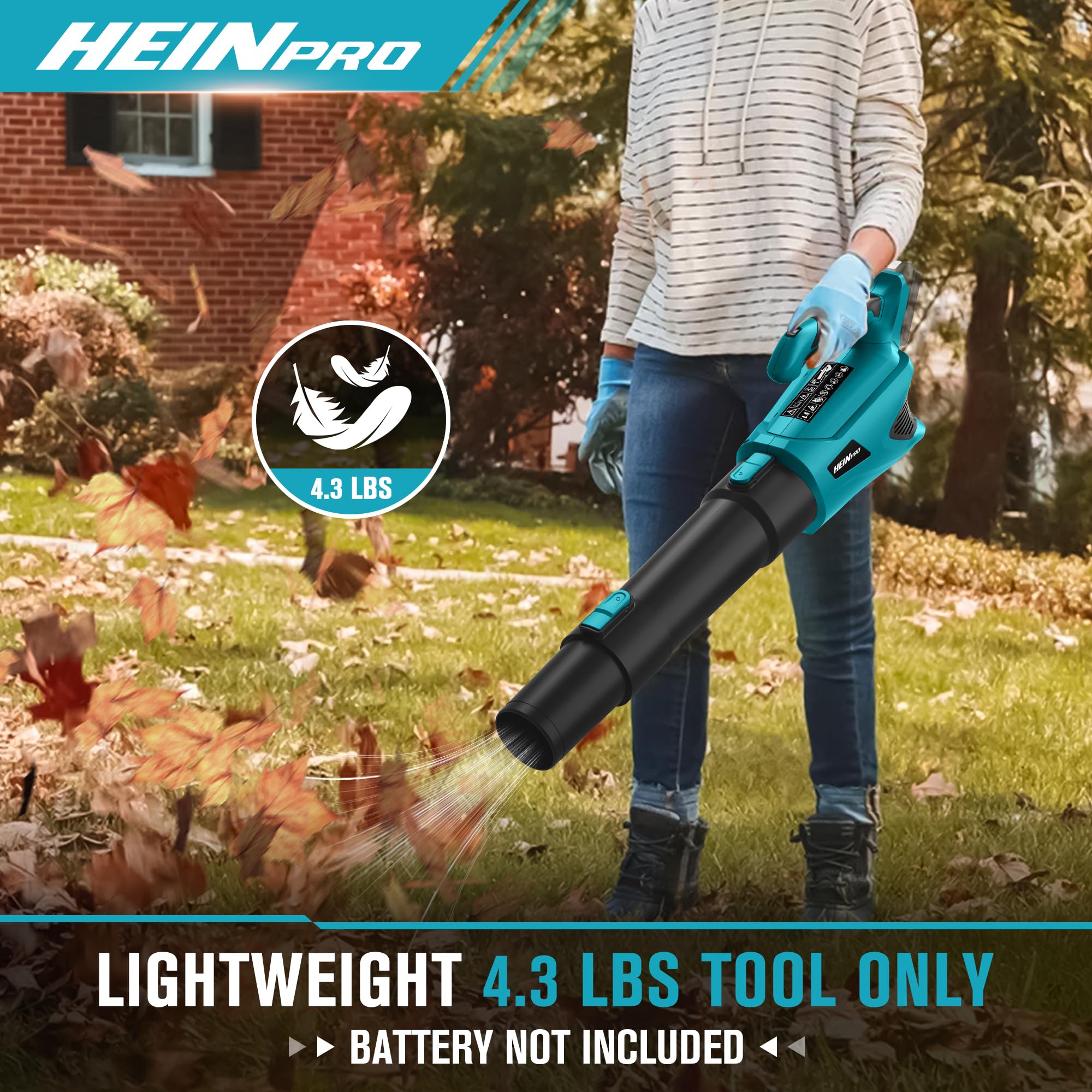 HEINPRO five-speed control makes adjustments easy for different tasks.